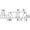 Ventil electromagnetic Festo VUVS-L20-M52-MD-G18-F7-1C1, cod 575264, 5/2, acțiune monostabil, alimentare 24 VDC, conexiune G1/8 - megora.ro