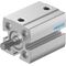 Cilindru compact Ø12 mm, Festo ADN-S12, cu acțiune dublă, piston cu filet M5 FE, cu frână și magnet - megora.ro