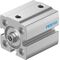 Cilindru compact Ø16 mm, Festo ADN-S16, cu acțiune dublă, piston cu filet M4 FI, cu frână și magnet - megora.ro
