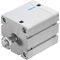 Cilindru compact Ø63 mm, Festo ADN63, cu acțiune dublă, piston cu filet M12x1.25 FE, cu frână și magnet, ISO21287 - megora.ro