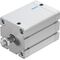 Cilindru compact Ø63 mm, Festo ADN63, cu acțiune dublă, piston cu filet M12x1.25 FE, cu frână și magnet, ISO21287 - megora.ro