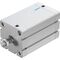 Cilindru compact Ø63 mm, Festo ADN63, cu acțiune dublă, piston cu filet M12x1.25 FE, cu frână și magnet, ISO21287 - megora.ro
