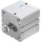 Cilindru compact Ø80 mm, Festo ADN80, cu acțiune dublă, piston cu filet M16x1.5 FE, cu frână și magnet, ISO21287 - megora.ro