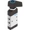 Ventil selector Festo VHEF-E-B52-G18, cod 8080960, 5/2, acțiune bistabil, conexiune G1/8 - megora.ro